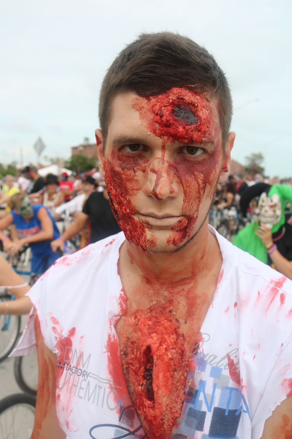 Zombie Bike Ride 2017 photo - Duval Street, Key West